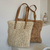 Bolsa de Praia de Palha Quadrada