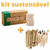 Kit Sustentável – Escovas de Dentes de Bambu + Esponjas Biodegradáveis de Fibra Natural