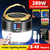 Lanterna para camping com carregamento solar (60w - 280w)