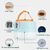 Imagem do Lanterna para camping com carregamento solar (60w - 280w)