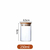 Pote de Vidro com Tampa de Bambu 250ml 300ml 350ml 450ml 550ml