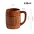 Caneca de Madeira em Forma de Barril - comprar online
