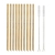 Canudos de Bambu Reutilizáveis para Bebidas (10 pcs) - comprar online