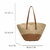 Imagem do Bolsa de palha natural (35 cm x 25 cm)