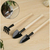 Mini Ferramentas para Jardim em Madeira (3pcs)