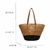Imagem do Bolsa de palha natural (35 cm x 25 cm)