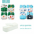 Imagem do Fraldas Reutilizáveis Ecológicas Laváveis, Ajustáveis (8pcs) + 8 Absorventes (3-15kg)