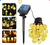 Luzes de Fadas Solares com 100 LEDs em Globos de Cristal