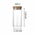 Imagem do Pote de Vidro com Tampa de Bambu 250ml 300ml 350ml 450ml 550ml