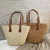 Bolsa de palha natural (35 cm x 25 cm)