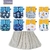 Imagem do Fraldas Reutilizáveis de Pano Impermeáveis com Inserções de Microfibra (8pcs)