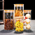Pote de Vidro com Tampa de Bambu 250ml 300ml 350ml 450ml 550ml - comprar online