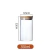 Pote de Vidro com Tampa de Bambu 250ml 300ml 350ml 450ml na internet