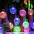 Imagem do Luzes de Fadas Solares com 100 LEDs em Globos de Cristal