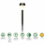 Kit com 6 Luminárias Espeto Solar para Jardim - eKoloja - Seja a mudança que o planeta precisa