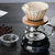 Coador De Café Vidro V60 101 ou 102 Médio Com Argola de Bambu - comprar online