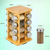 Porta-Temperos de Bambu com 16 Potes de Vidro – Organizador de Especiarias para Cozinha - comprar online
