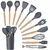 Imagem do KIT de Utensílios Para Cozinha em Silicone e Bambu 12 Peças