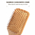 Pente de Cabelo de Bambu com Almofada de Ar na internet