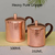 Canecas Moscow Mule de Cobre Puro e Martelado