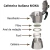 Cafeteira Italiana Moka Alumínio 3/6/9/12 Xícaras de Café Puro - comprar online