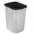 Lixeira Cesto Inox Metalizado 09 Litros Com Tampa Click Label Vermelho Rose Gold Banheiro Cozinha na internet