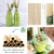 Imagem do Canudos de Bambu Reutilizáveis para Bebidas (10 pcs)