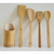 Kit de Colheres de Bambu – Utensílios de Cozinha Sustentáveis e Resistentes (5 Peças) na internet