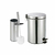 Kit Lixeira 3 litros Inox + Escova Sanitária Inox para Banheiro na internet