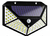 Luminária Solar de Parede Lumimax com 100 LEDs e Sensor de Movimento