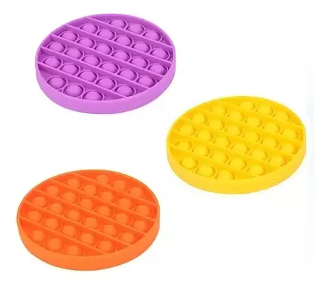 Pop It Circular Antiestrés Sensorial – 12 cm