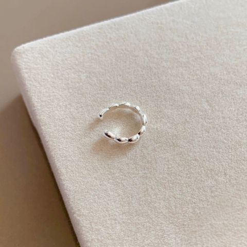 Piercing Fake Bolinhas - Banhado Prata 925 - Antialérgico