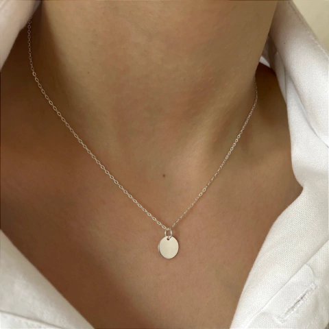 Colar Unique - Banhado Prata 925 - Antialérgico