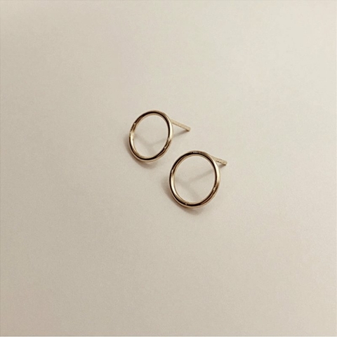Brinco Circ2 - Banhado Ouro 18k - Antialérgico
