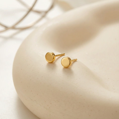 Brinco Circulo - Banhado Ouro 18K - Antialérgico - comprar online