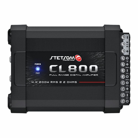Amplificador Módulo Stetsom Cl800 800.4 800w 4 Canais 2 Ohms