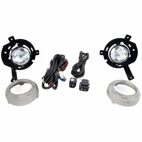 Farol de Milha Triton 05 a 10 Moldura Cinza Botão Modelo Original