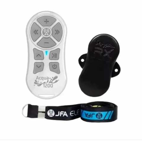 Controle Longa Distância JFA K1200 Acqua Branco Tc Cinza