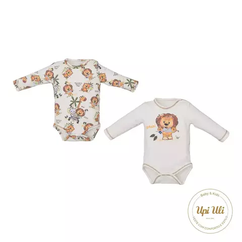 Kit De Bebê Body 2 Peças Marfim Toninho