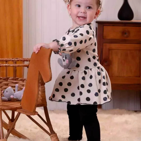 Conjunto Bege Body Com Culote Antonella