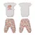 Conjunto Marfim Body Com Culote