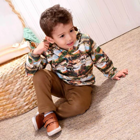 Conjunto De Bebê Marrom Breno