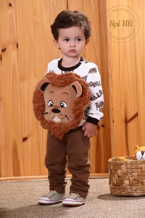 Conjunto De Bebê Marrom Bruno