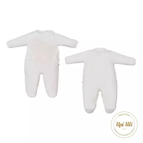 Macacão de bebê Plush/Tricot Champ Unissex Eli