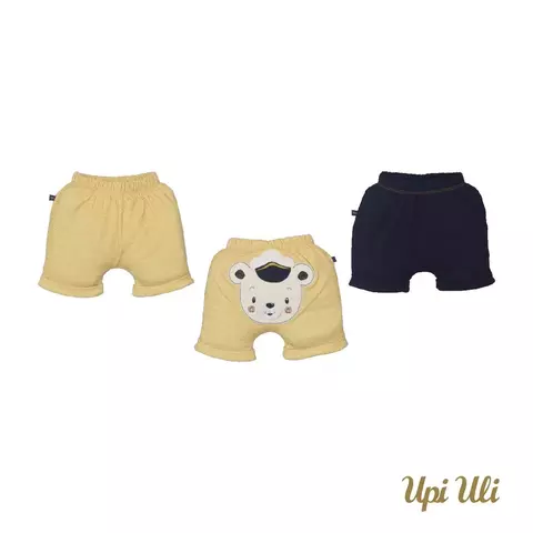 Kit bebê Shorts 2 Peças Suedine/ New Vanize André