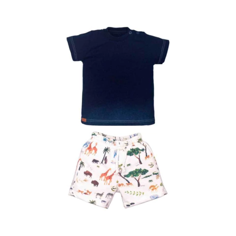 Conjunto Infantil Azul Marinho Cauã - comprar online