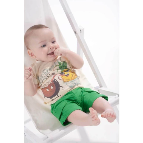 Conjunto De Bebê Cru Gael