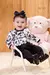 Conjunto de bebê Body C/Culote Cotton/Moletom Giovanna