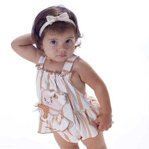Banho de Sol de Bebê Bege Clarice