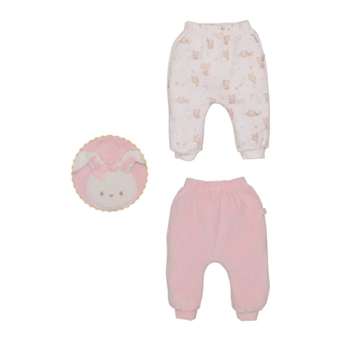 Kit Culote 2 Peças Rosa Claro Stefani